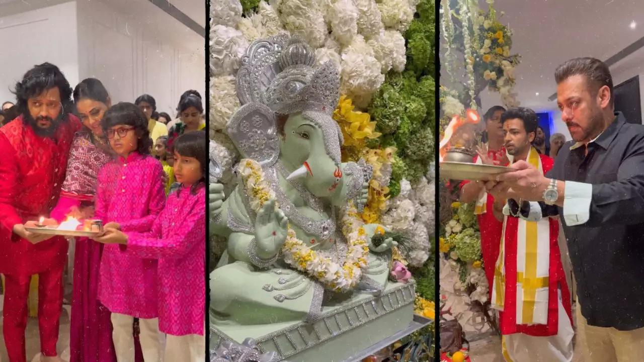सलमान खान ने पूरे परिवार के साथ मनाया गणेश चतुर्थी का त्योहार