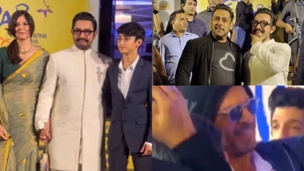  आमिर खान की फिल्म 'सितारे जमीन पर' की स्क्रीनिंग, सलमान और शाहरुख भी पहुंचे