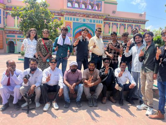 देवकली मंदिर से शुरू हुई वेब सीरीज जुर्म के सच्ची दास्तान की शूटिंग