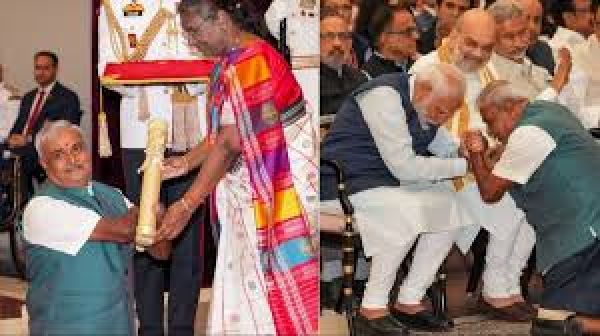 2 पद्म विभूषण, 9 पद्म भूषण, 56 पद्मश्री विजेता सम्मानित: