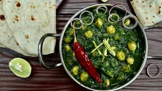  खाना खजाना : छोले पालक