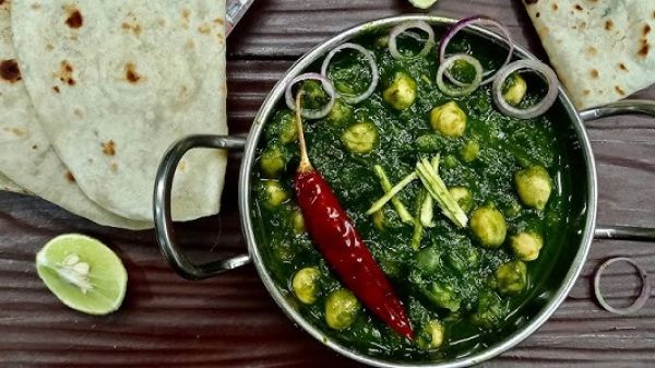  खाना खजाना : छोले पालक