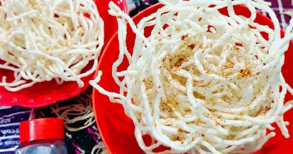 चावल के आटे का सेव बनाने की विधि और इसके स्वास्थ्य लाभ