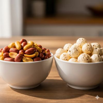 मूंगफली-मखाना साथ खाने से मिलते हैं कमाल के फायदे