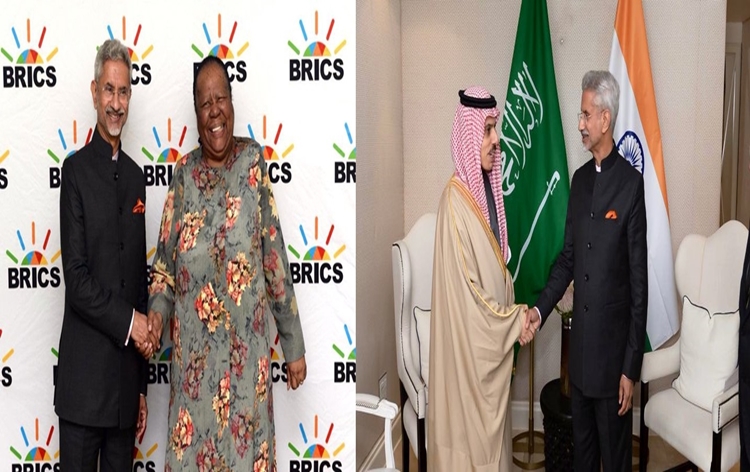 डॉक्&zwj;टर एस. जयशंकर दक्षिण अफ्रीका और नामीबिया की दो दिवसीय यात्रा पर हैं, भारत के किसी विदेश मंत्री की यह पहली नामीबिया यात्रा है