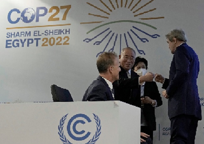 अमेरिका और चीन ने जलवायु वार्ता फिर शुरू की