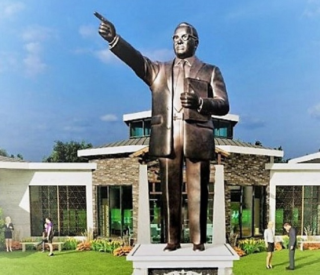अमेरिका के मैरीलैंड में आम्बेडकर की 19 फीट ऊंची प्रतिमा का अनावरण
