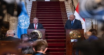 गाजा-पट्टी में फँसे लोगों के लिए बिना रोकटोक शीघ्र पहुँचे मानवीय-सहायताः एंतोनियो गुतेरेस