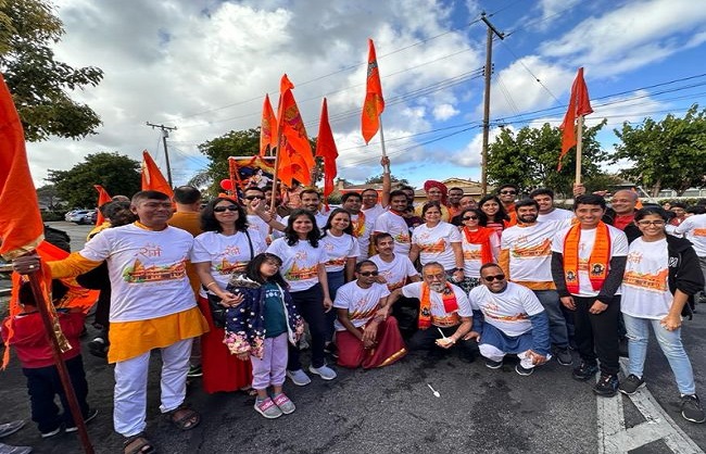 राम मंदिर की प्राण प्रतिष्ठा का अमेरिका के बोस्टन, सिएटल सहित कई शहरों में जश्न