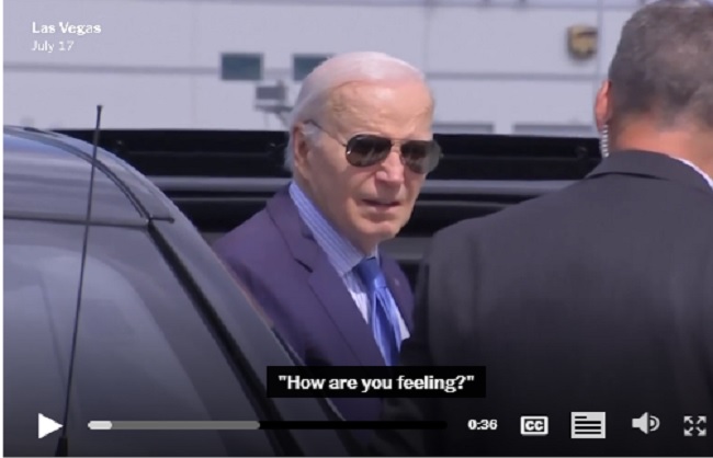 अमेरिका के राष्ट्रपति जो बाइडेन का कोविड-19 टेस्ट पॉजिटिव