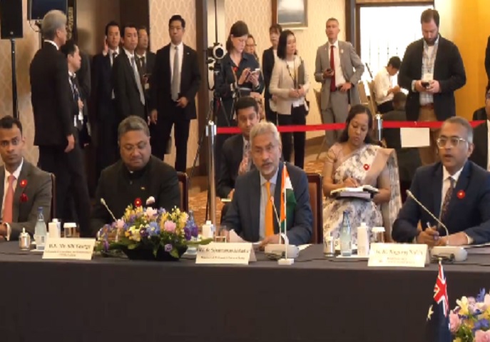 जयशंकर ने क्वाड विदेशमंत्रियों की बैठक को संबोधित किया, ऑस्ट्रेलिया के विदेशमंत्री पेनी वोंग से मिले