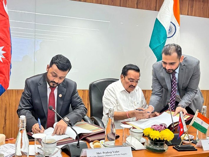 नेपाल के स्वच्छ पेयजल तथा स्वच्छता अभियान में सहयोग करेगा भारत, सहयोग पत्र पर हुए हस्ताक्षर