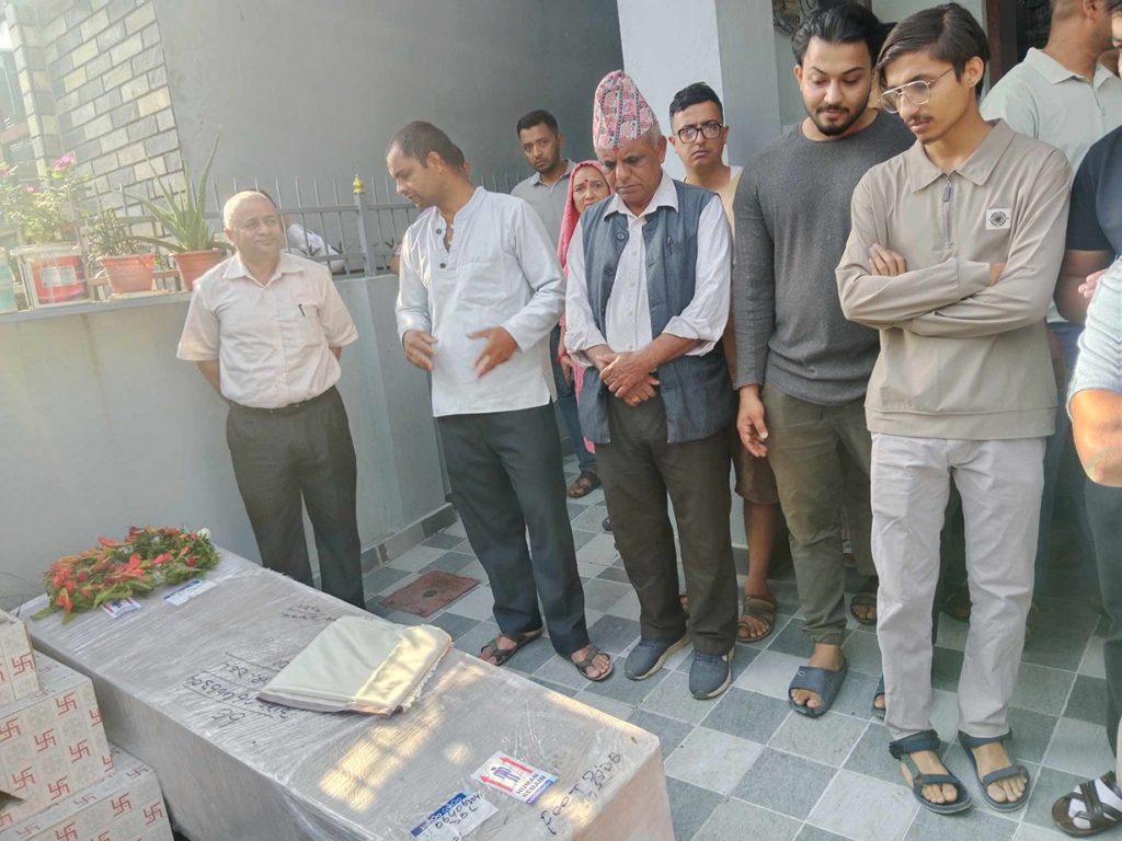  पहलगाम आतंकी हमले में मारे गए नेपाली युवक सुदीप न्यौपाने का पार्थिव शरीर स्वदेश पहुंचा, आज बुटवल में अंतिम संस्कार