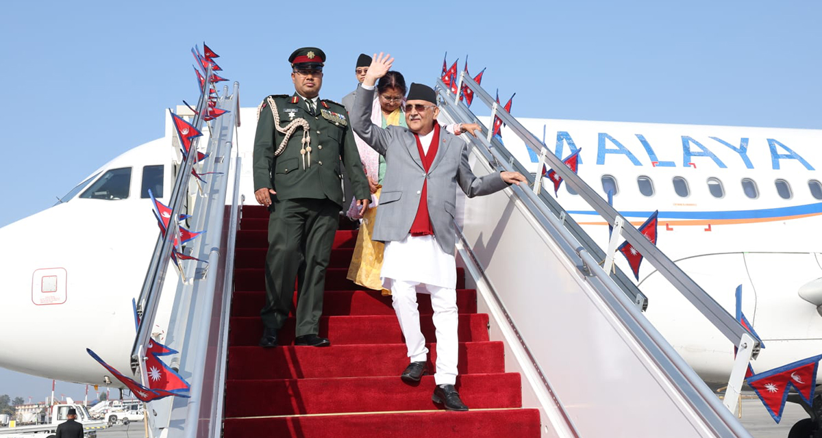 भारत भ्रमण से पहले प्रधानमंत्री ओली करेंगे चीन की यात्रा