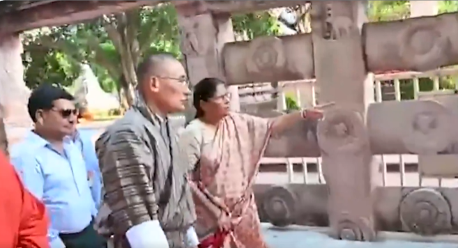 भूटानी प्रधानमंत्री शेरिंग तोबगे ने महाबोधि मंदिर में की पूजा, भारत-भूटान संबंधों को मिली नई सांस्कृतिक ऊर्जा