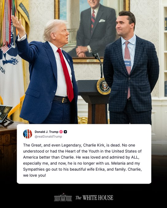 यूटा विश्वविद्यालय में गोलीबारी में चार्ली किर्क की मौत, राष्ट्रपति ट्रंप ने पुष्टि की