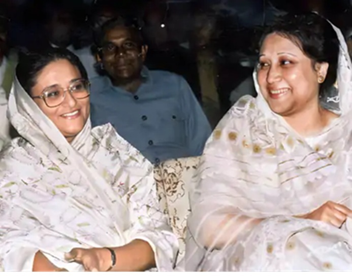  बांग्लादेश की राजनीति खालिदा और हसीना के बीच घूमती रही है