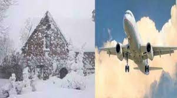 अमेरिका में बर्फीला तूफान, 4,900 फ्लाइट कैंसिल