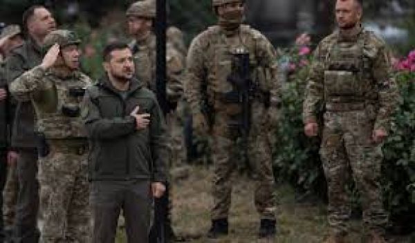 जेलेंस्की का युद्ध के अग्रिम पंक्ति के क्षेत्रों का दौरा जारी