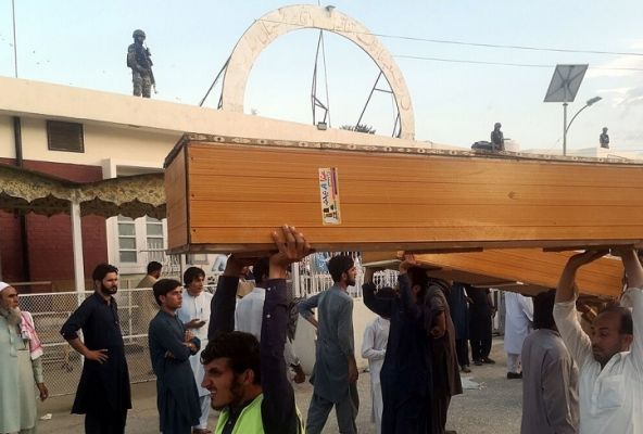 पाकिस्तान के खैबर पख्तूनख्वा प्रांत में हुए आत्मघाती विस्फोट में मृतकों की संख्या बढ़कर 44 हुई