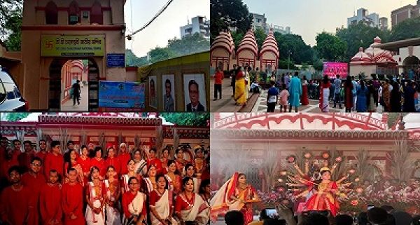 बांग्लादेश में दुर्गा पूजा से पहले महालया का जश्न