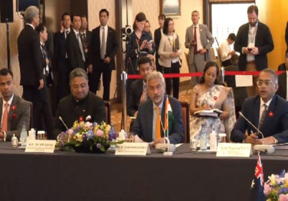 जयशंकर ने क्वाड विदेशमंत्रियों की बैठक को संबोधित किया, ऑस्ट्रेलिया के विदेशमंत्री पेनी वोंग से मिले