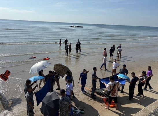  थाईलैंड में विमान हादसा: छह पुलिस अधिकारियों की मौत