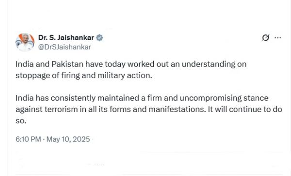  विश्व नेताओं ने भारत-पाकिस्तान संघर्ष विराम की सराहना की, शांति बनाए रखने की अपील