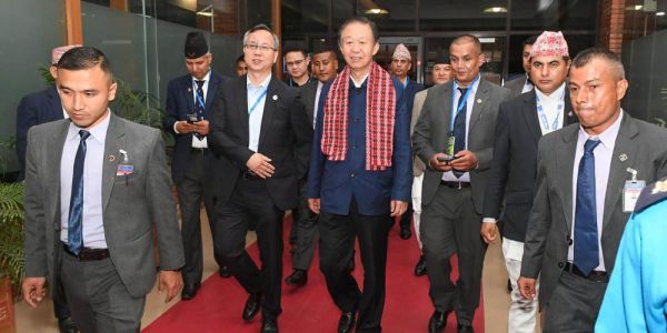 चीन की संसद के उपाध्यक्ष चार दिन के नेपाल दौरे पर काठमांडू पहुंचे