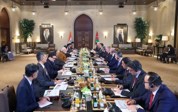  प्रधानमंत्री मोदी और शाह अब्दुल्ला द्वितीय आज अम्मान में भारत-जॉर्डन व्यापार सम्मेलन को करेंगे संबोधित