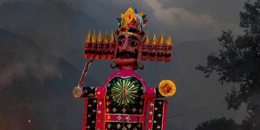 Chhattisgarh: Civic employee suspended for 'negligence' as Ravana effigy remains half-burnt on Dussehra