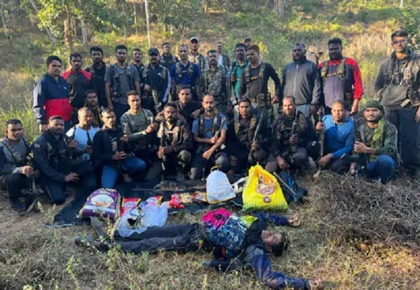 मप्रः पुलिस मुठभेड़ में 12 लाख का इनामी नक्सली ढेर