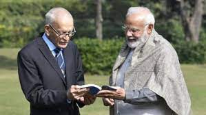 एयर मार्शल (सेवानिवृत्त) पीवी अय्यर ने प्रधानमंत्री से की मुलाकात