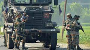 बडगाम में सुरक्षाबलों और आतंकियों के बीच मुठभेड़ शुरू