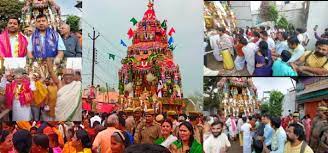 गोदारंगमन्नार भगवान के 60 फीट ऊंचे रथ को खींचने को भक्तों की लगी होड़, केबिनेट मंत्री सहित डीएम-एसएसपी ने उठाया भक्तों संग पुण्य लाभ