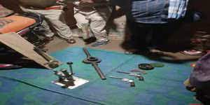 एसटीएफ बंगाल व बिहार पुलिस ने किया कटिहार में हथियार के कारखाने का भंडाफोड़