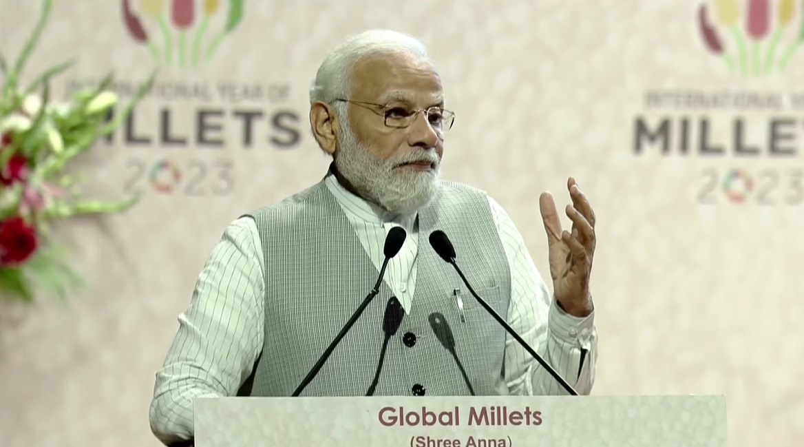 भारत के 'श्री अन्न' अभियान से ढाई करोड़ छोटे व सीमांत किसानों का होगा लाभ : प्रधानमंत्री मोदी