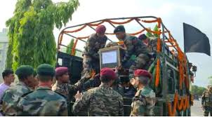 राजौरी आतंकी हमले में बलिदान देने वाले दार्जिलिंग के सिद्धांत छेत्री का पार्थिव शरीर पैतृक गांव के लिए रवाना