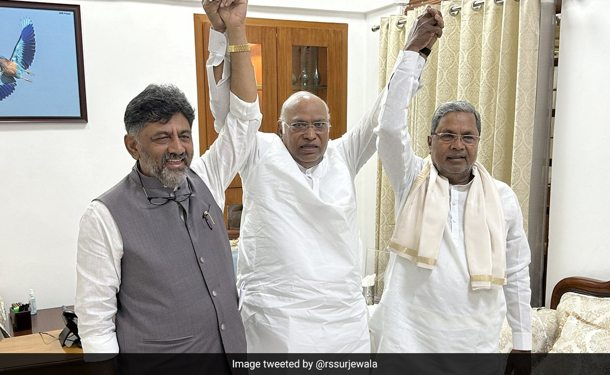 सिद्धारमैया सीएम, @DKShivakumar डिप्टी सीएम। 20 तारीख को बेंगलुरु में दोपहर 12.30 बजे शपथ।