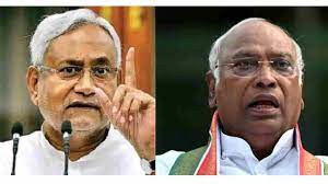 बिहार के मुख्यमंत्री नीतीश कुमार कांग्रेस अध्यक्ष खड़गे से मुलाकात करेंगे।