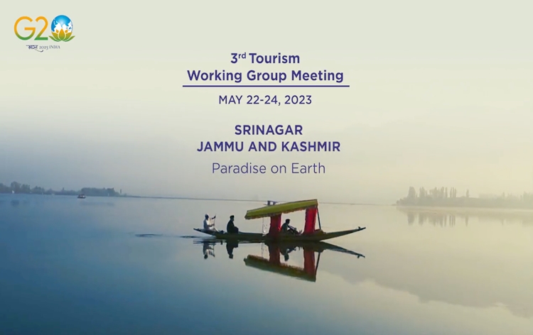जी-20 के पर्यटन कार्यकारी समूह की तीसरी बैठक जम्&zwj;मू-कश्&zwj;मीर के श्रीनगर में शुरू