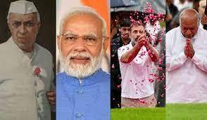 प्रधानमंत्री मोदी, कांग्रेस अध्यक्ष खडगे और राहुल गांधी ने जवाहरलाल नेहरू की दी श्रद्धांजलि