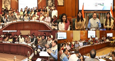 नई दिल्ली में सिविल सेवा परीक्षा 2022 में शीर्ष 20 उम्&zwj;मीदवारों को सम्मानित किया गया