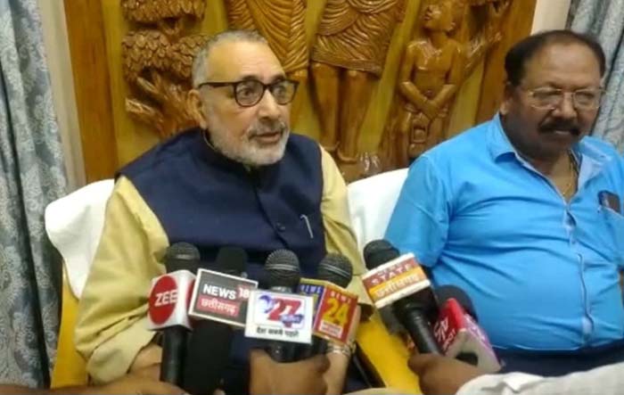 बस्तर के दौरे पर पहुंचे गिरिराज सिंह ने भूपेश बघेल पर साधा निशाना