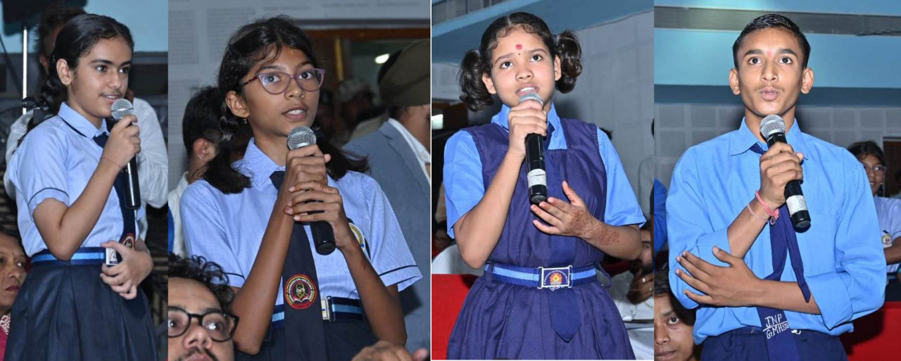 रायपुर : मुख्यमंत्री ने कहा बेटा, यहां सब अपने लोग हैं और समाप्त हो गई तृप्ति की हिचक