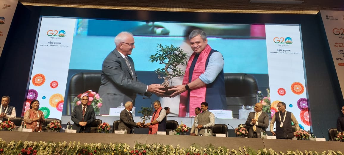 साइबर सुरक्षा के बारे में जी-20 सम्&zwj;मेलन हरियाणा के गुरुग्राम में संपन्&zwj;न हुआ @g20org