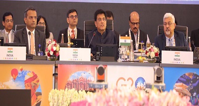 भारत की अध्यक्षता में जी-20 व्यापार और निवेश समूह की मंत्री स्तर की दो दिवसीय बैठक आज जयपुर में सम्पन्न