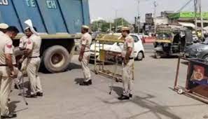 हरियाणा के नूंह में पुलिस के साये में सुबह संतों ने किया नल्हेश्वर मंदिर में जलाभिषेक