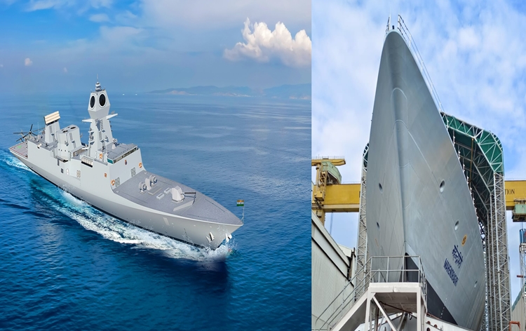 मझगांव डॉक शिपबिल्डर्स लिमिटेड में निर्मित युद्धपोत 'महेंद्रगिरि' आज मुंबई में लॉन्च किया जाएगा