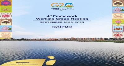 जी-20 फ्रेमवर्क कार्यकारी समूह की अंतिम बैठक रायपुर में शुरू हुई